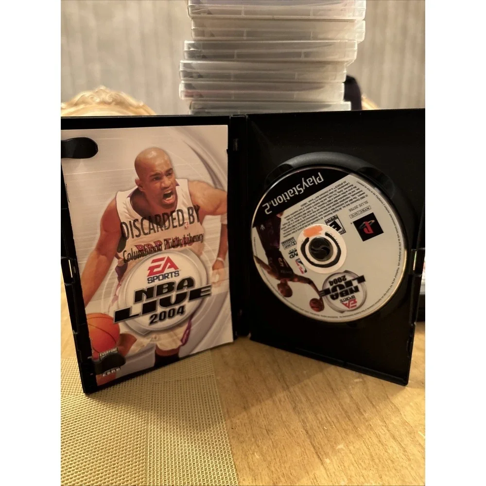 NBA Live 2004 Sony PlayStation 2 PS2 Game Complete In Box CIB EA Sports